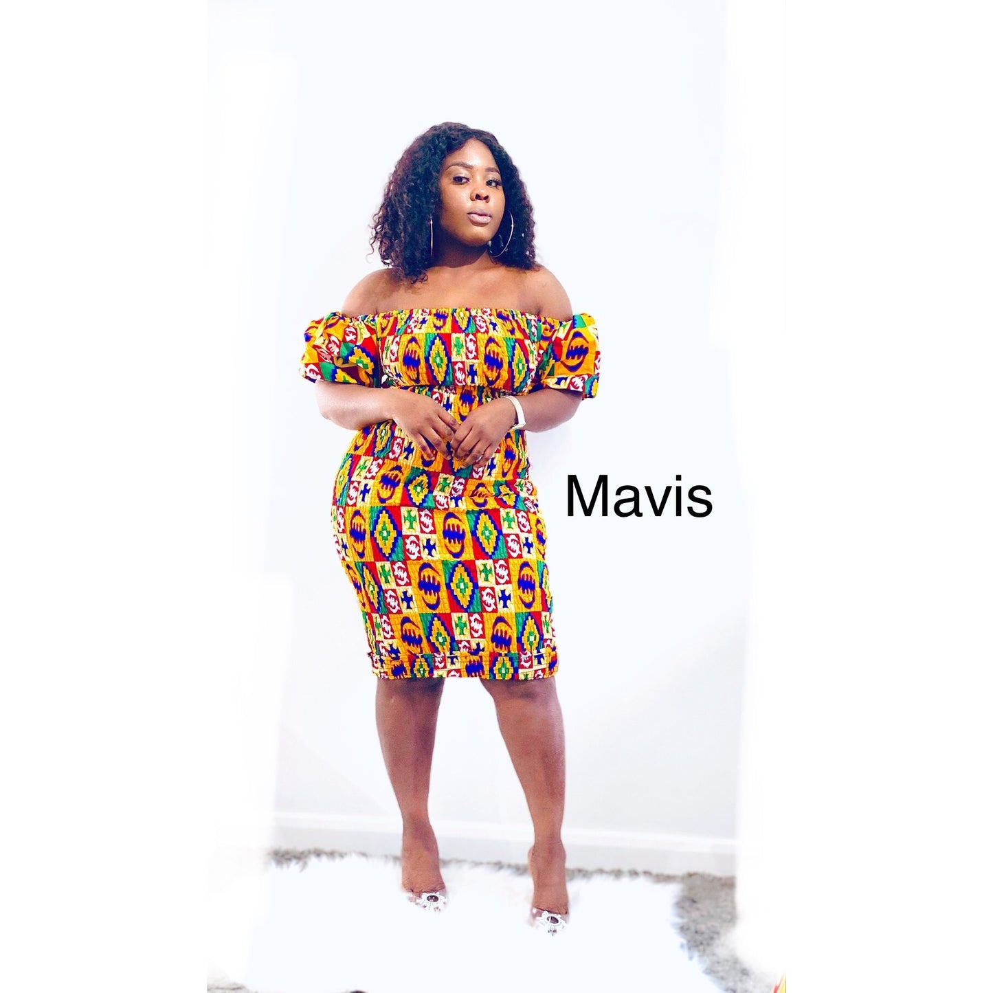 GetGraceGift Queens Cute Puff Knee Dress Esther Mavis