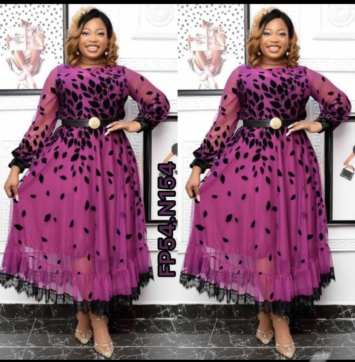 Velvet Stone Eye Dress