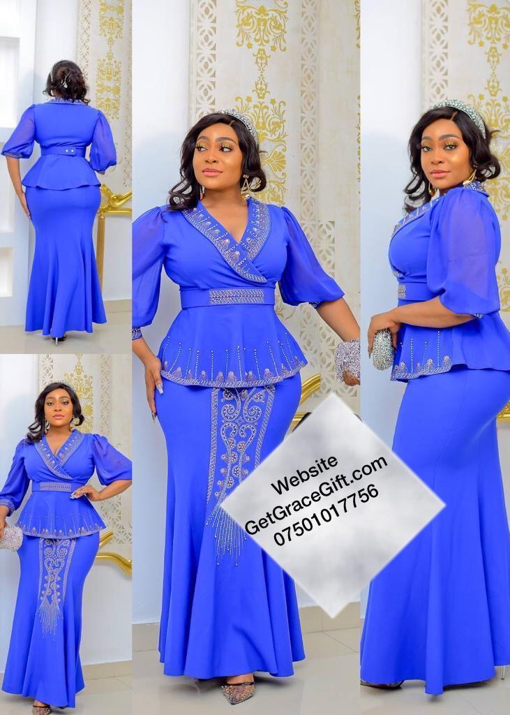 Cute Lady Peplum Set