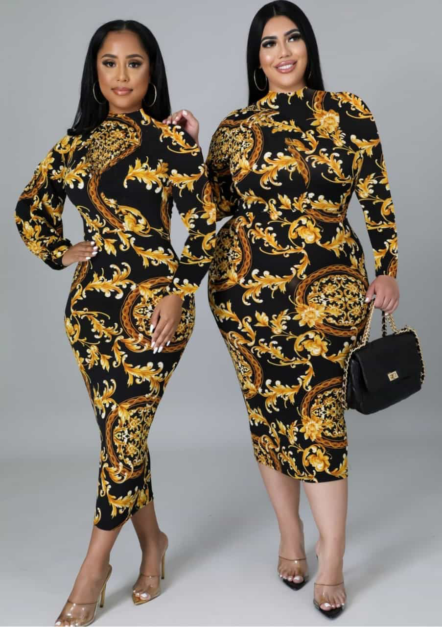 Hetty Love body chain dress