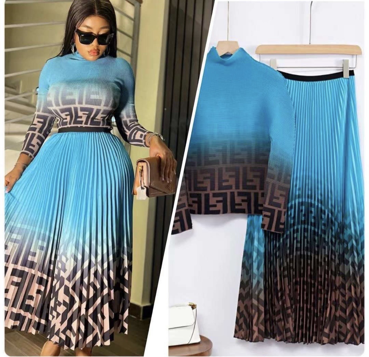 The Miyake FF two piece set