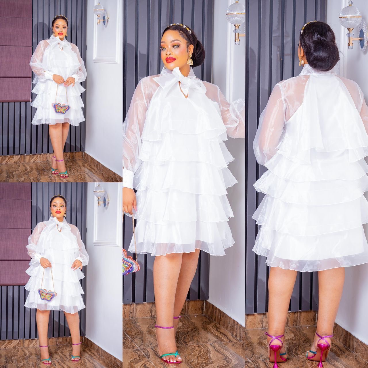 Adiepena white sister’s dress