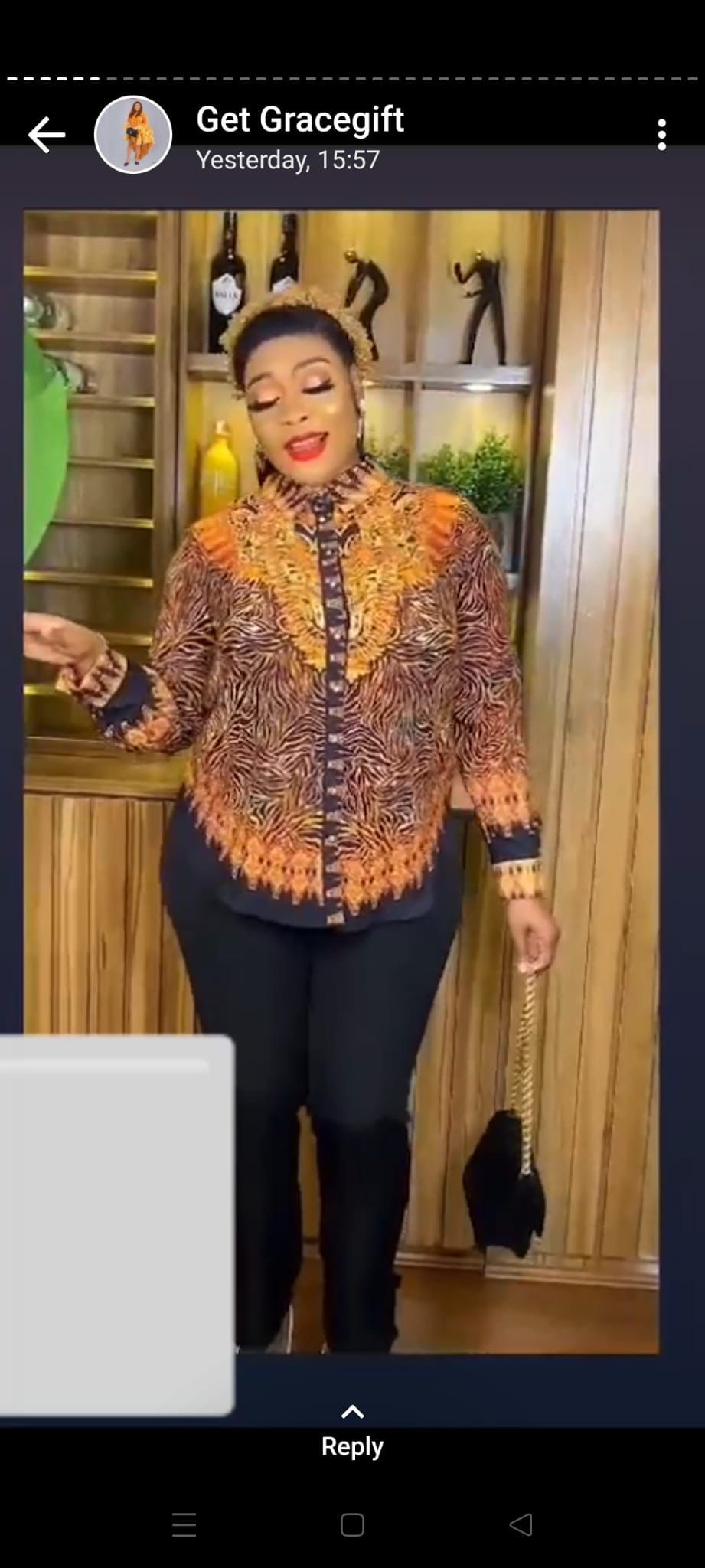 Goldish Brown Women Pant set