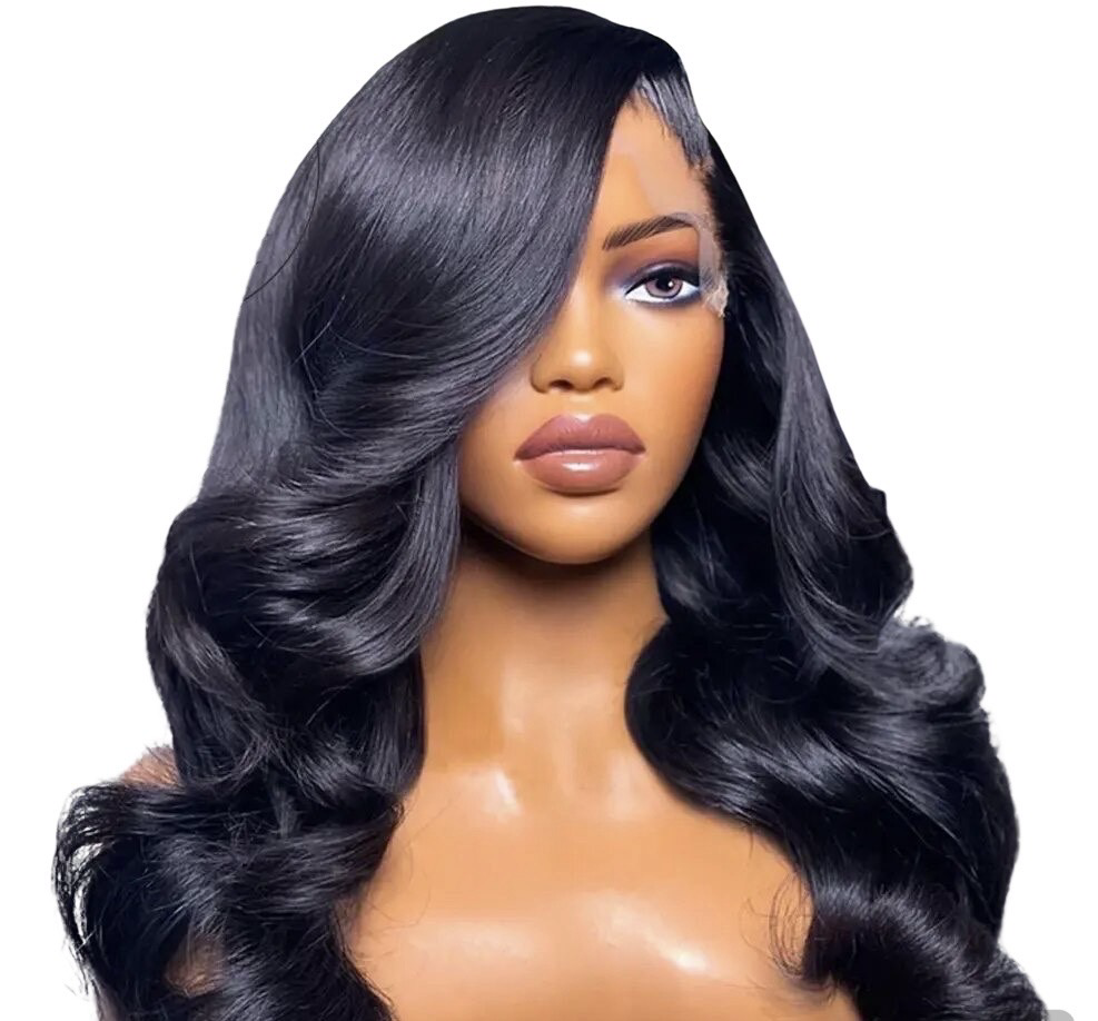 GetGraceGift HD Transparent 13x4 Body Wave Lace Front Fibre Wigs