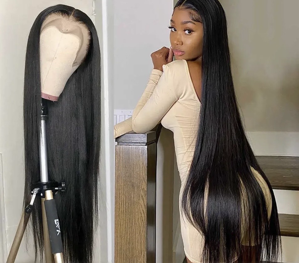 GetGraceGift 30 InchHD Lace 360 Frontal Wig Human Hair