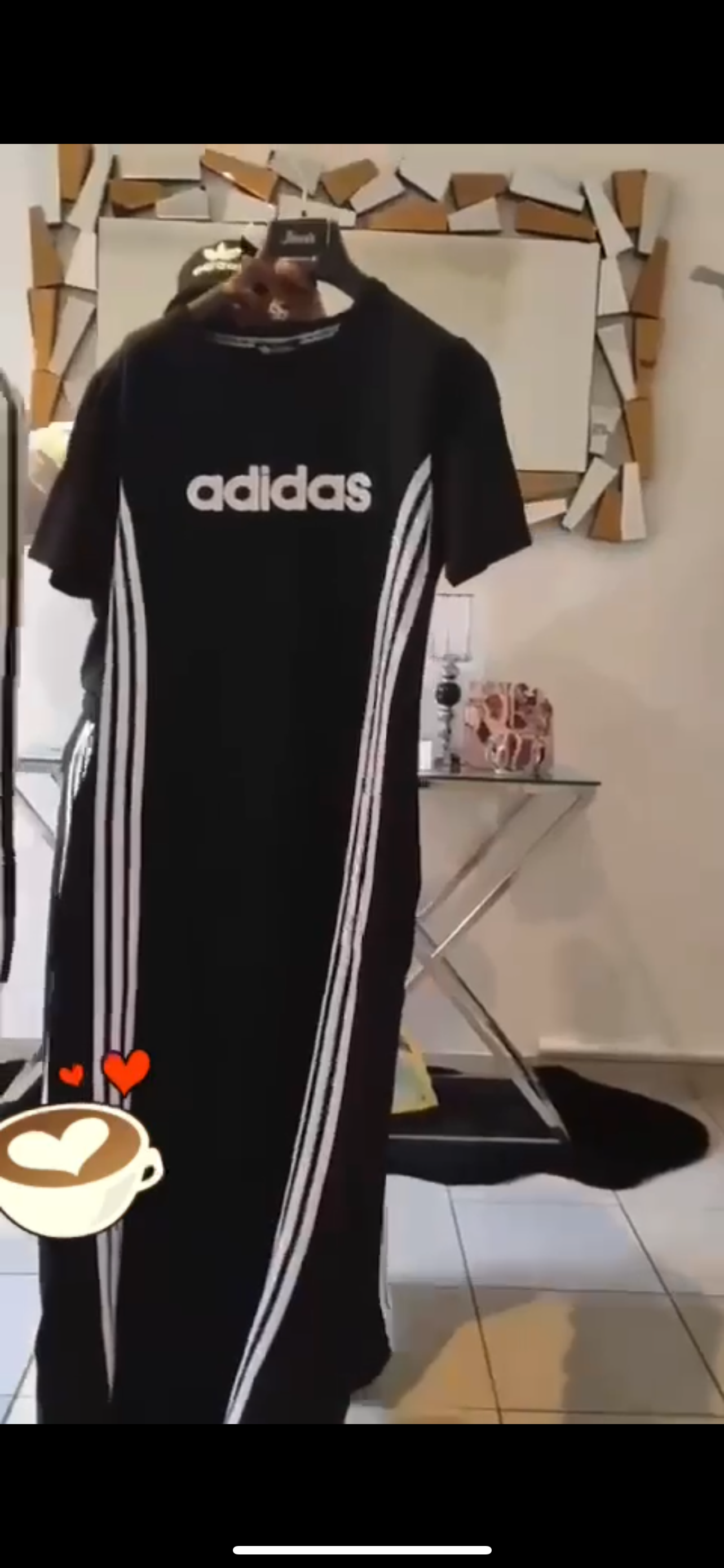 A D I D A S long Dress and Jumper Set