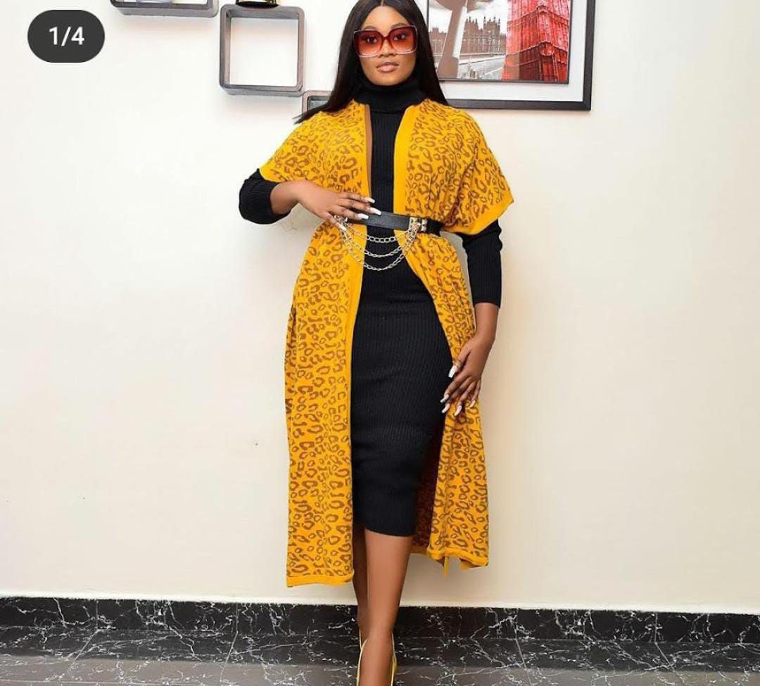 Winter Bodycon and Long Coat set