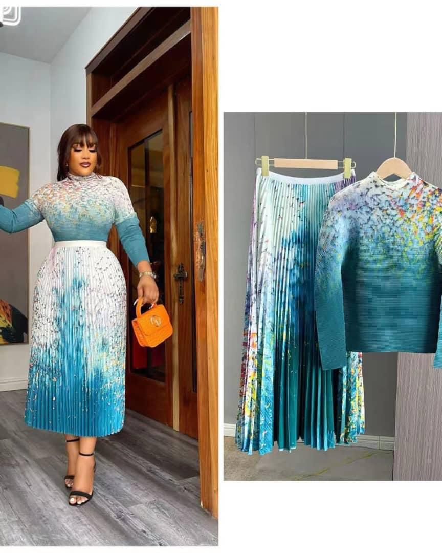 The Coded Green Miyake set