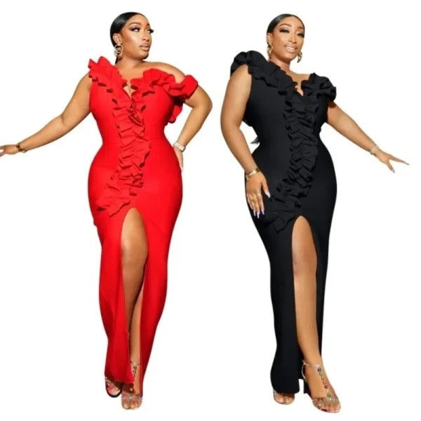 GetGraceGift Midi Bodycon Bandage Dress