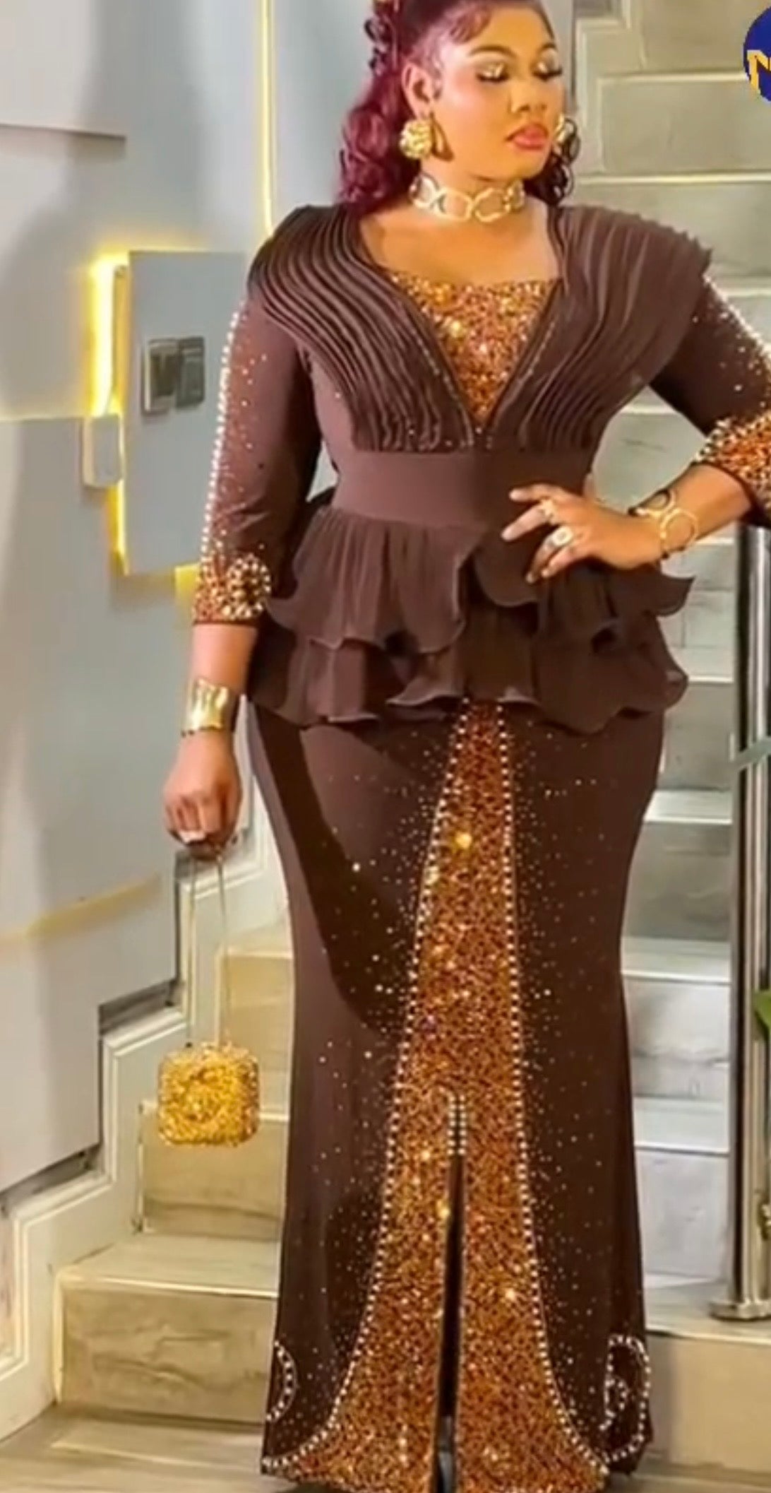 Adepa Long Occasion Wedding dresss