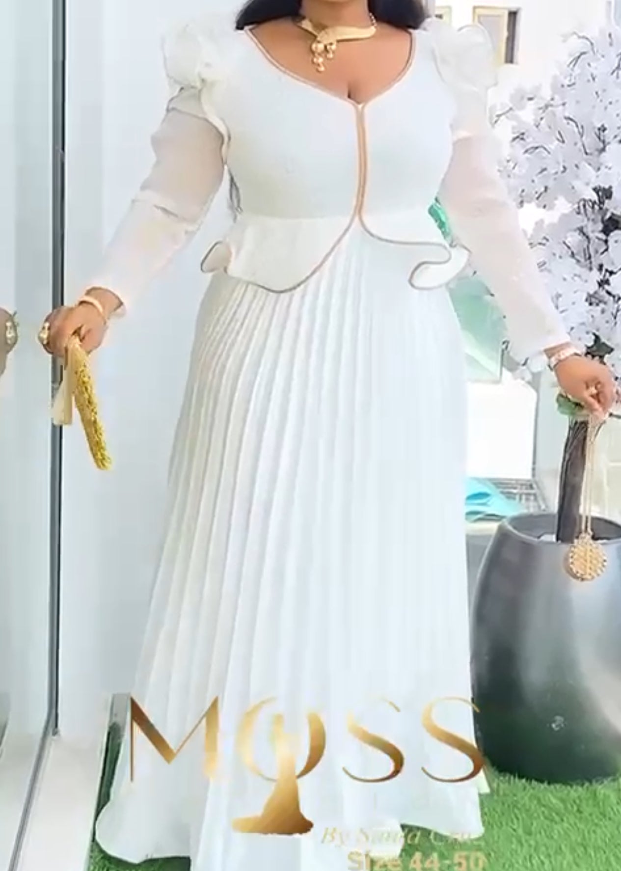 The magical white dress