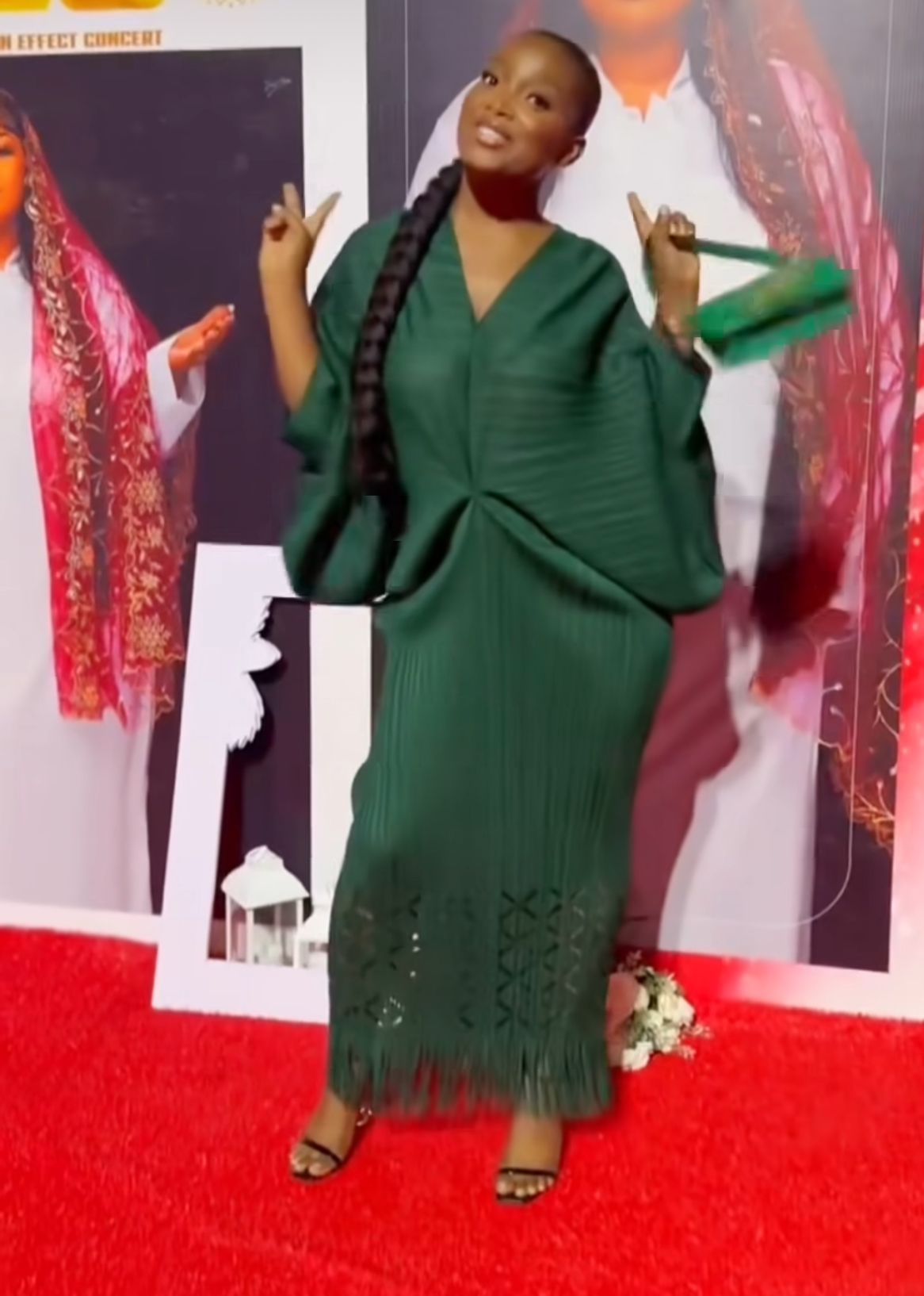 Graceful Aura Miyake Dress