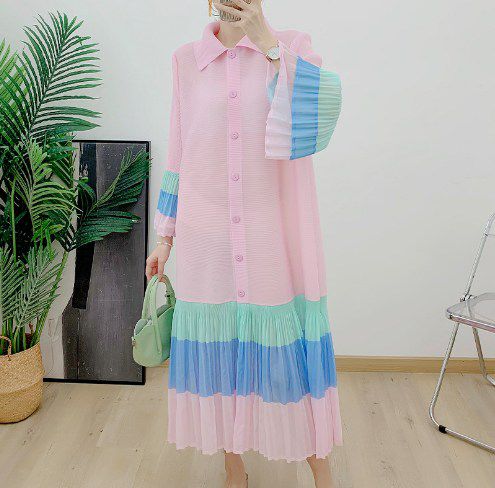 Tropical Bliss Miyake Dress