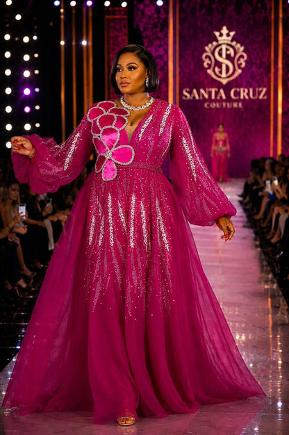 GetGraceGift Pink Wedding Dress giving