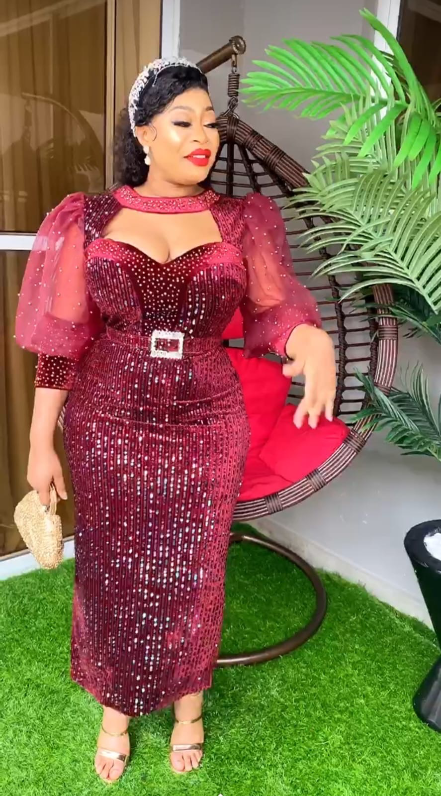 Wine Sparked Dress