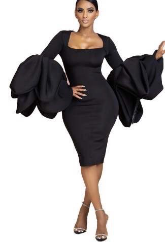 Classy queen’s unique bodycon dress