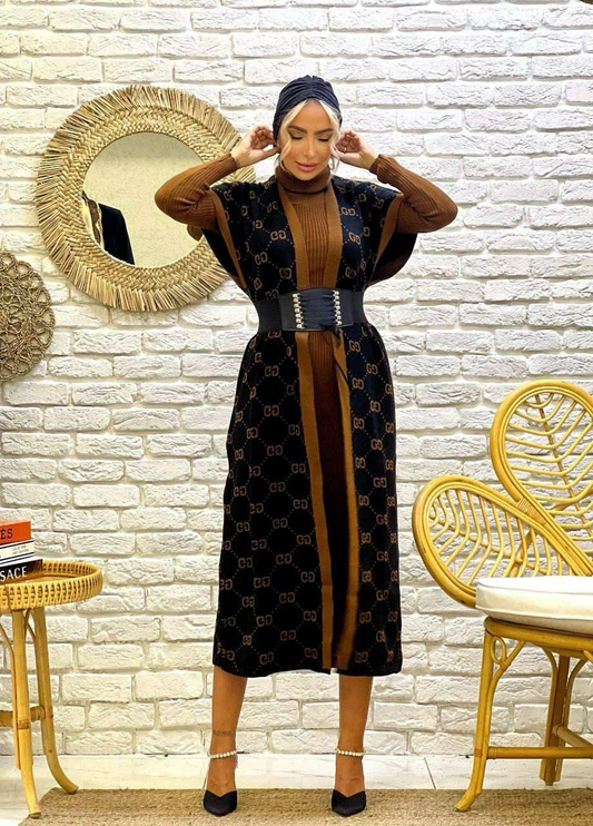 GG Coffe colour two Piece winter set