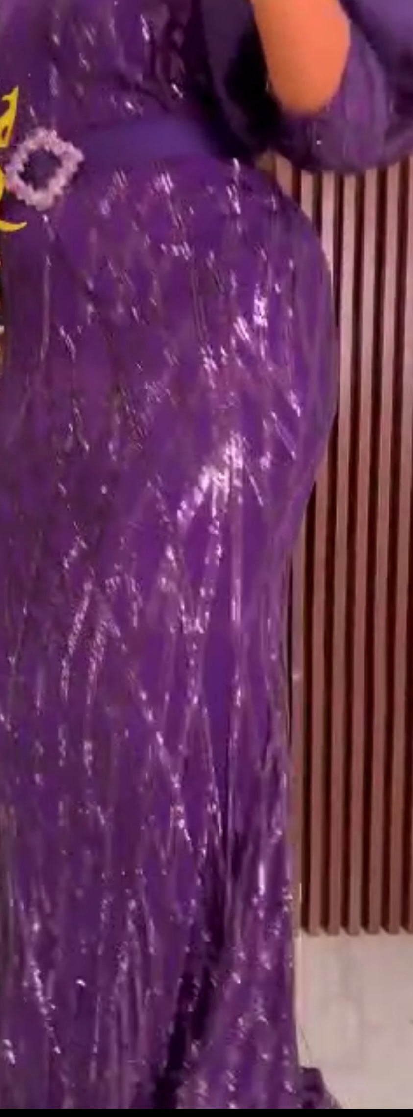 The Classy purple Dress