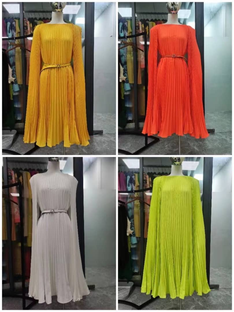 The Unique Sleeves Miyake Dress
