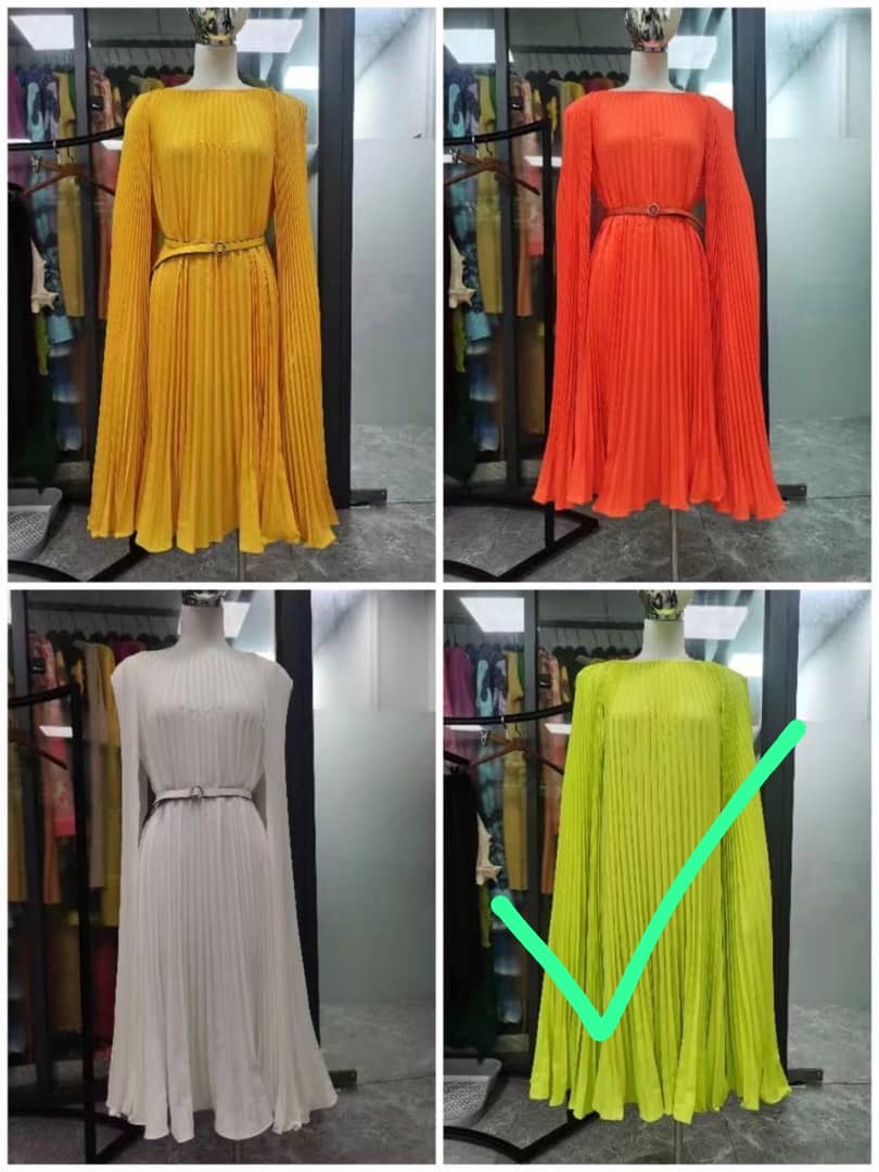 The Unique Sleeves Miyake Dress