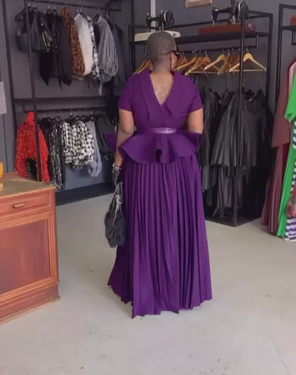 You will love this peplum set dress