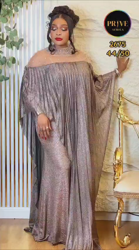 2 Pieces Classy Dress Gown