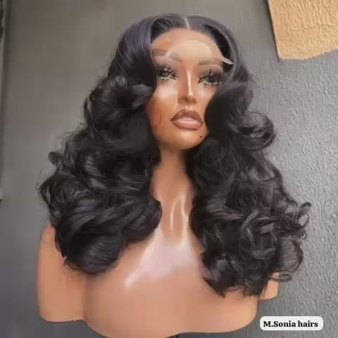 Bouncy wig