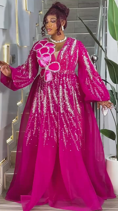 GetGraceGift Pink Wedding Dress giving