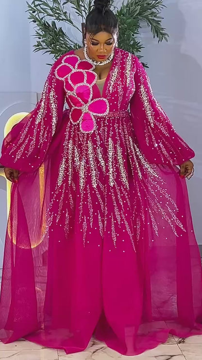 GetGraceGift Pink Wedding Dress giving